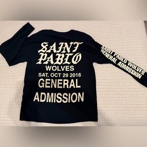 Kanye West Ye Saint Pablo Wolves Las Vegas Tour Shirt L